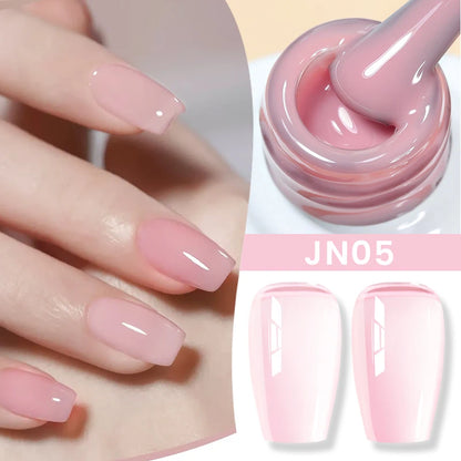 BORN PRETTY 83 Colors 10ml Jelly Nude Gel Nail Polish Autumn Amber Semi Transparent Manicure Soak off UV LED Nails Gel Varnish