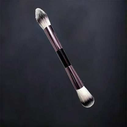 Makeup Brush, Powder Brush, Blush Brush, Loose Powder Brush, Exquisite Professional Metal Handle, Double-head Design, with Box