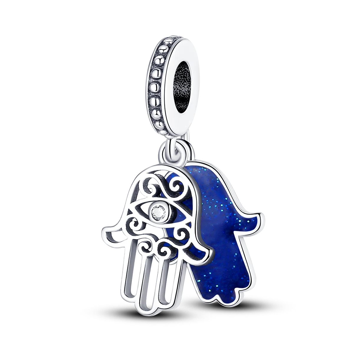 925 Silver Rainbow Flower Dragonfly Charms Dangle Charm Animal Bead Fit Original Bracelet Jewelry DIY