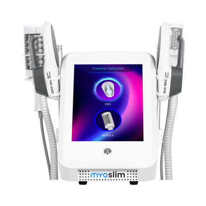 360 Degree 2 IN 1 EMS Roller Slimming Cellulite Reduction Machine 200HZ Inner Ball Roller Infrared Vacuum Roller Massage Beauty