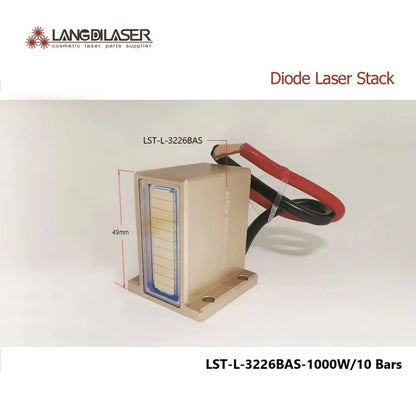LST-L-1010BAI-1000W-808nm Diode Laser Stack For Cosmetical-Laser-Hair Removal Application