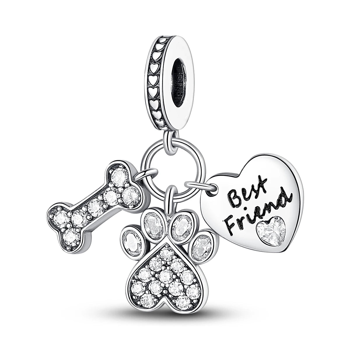 925 Silver Rainbow Flower Dragonfly Charms Dangle Charm Animal Bead Fit Original Bracelet Jewelry DIY