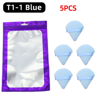 OGEYERO Velvet Triangle Powder Puff Make Up Sponges for Face Eyes Contouring Shadow Seal Cosmetic Foundation Makeup Tool