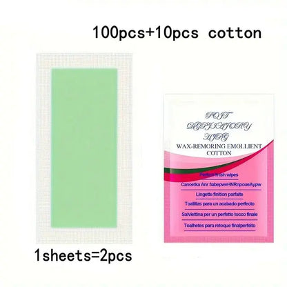 10/20/30/50 Pcs Depilatory Wax Strips For Hair Removal Wax Paper Cold Wax Strips Paper For Face Neck Arm Leg Body Beauty Tools