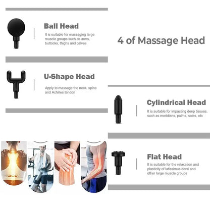 Massage Equipment Neck Membrane Rob Cervical Spine Massage Instrument Mini Fascia Gun Wireless Massage Gun Muscle Relaxation