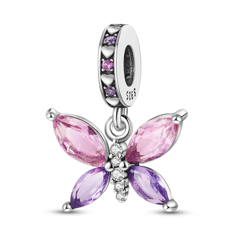 Charm Hot Sales 925 Silver Original Charms Beads Fit Pendant Charm Bracelet Dangle for Women DIY Fine Jewelry Making