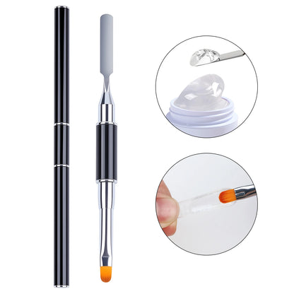 15ml Nail Extension Gel Set Solid Nail Extension Gel Non-Stick 3d Sculpture Phototherapy Uv Gel Rapid Molding Gel Nail Piece