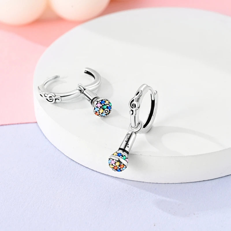 New 925 Sterling Silver Wine Cup Butterfly  Women Earrings Brilliant Wedding Engagement Star Earrings Jewelry Gift