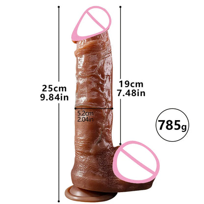 Super Long Skin Dildo Penis Medical Silicone Realistic SexToy For Women Masturbator Makeup Dildo Strapon Suction Cup Dick Adults