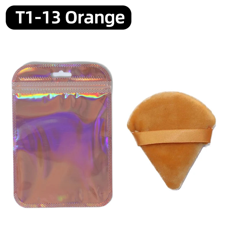 OGEYERO Velvet Triangle Powder Puff Make Up Sponges for Face Eyes Contouring Shadow Seal Cosmetic Foundation Makeup Tool