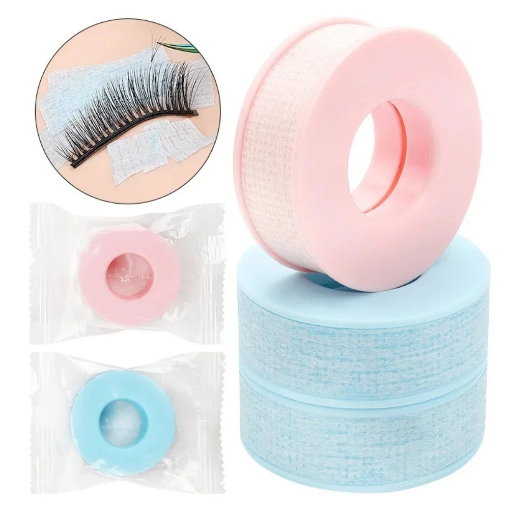 NonWoven Silicone Gel Tape Sensitive Skin Color Tape,Multi Use Micropore Breathable Under Eye Pad Patches,Eyelash Extension Tool