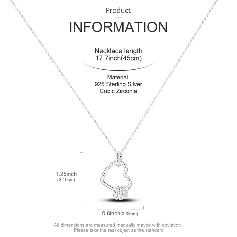 Original 925 Sterling Silver Necklace For Women Pearl Cross Butterfly Turtle Heart Shape Women Necklace Jewelry Gift