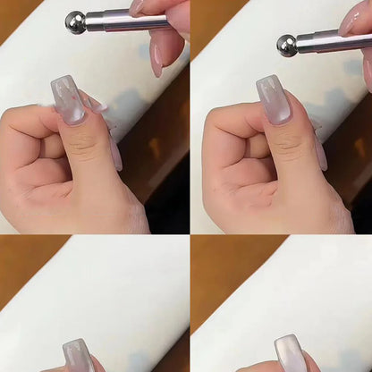 Strong magnetic Long Double Head Nail Magnet Tool Pens Magnetic Cat Eye Gel Polish Nail Art Kit for DIY Salon Studio 2030