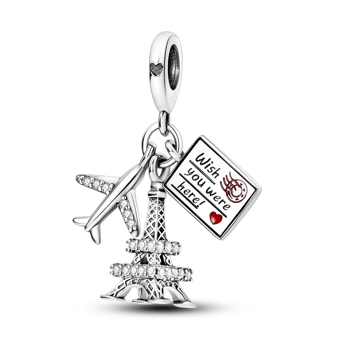 925 Silver Rainbow Flower Dragonfly Charms Dangle Charm Animal Bead Fit Original Bracelet Jewelry DIY