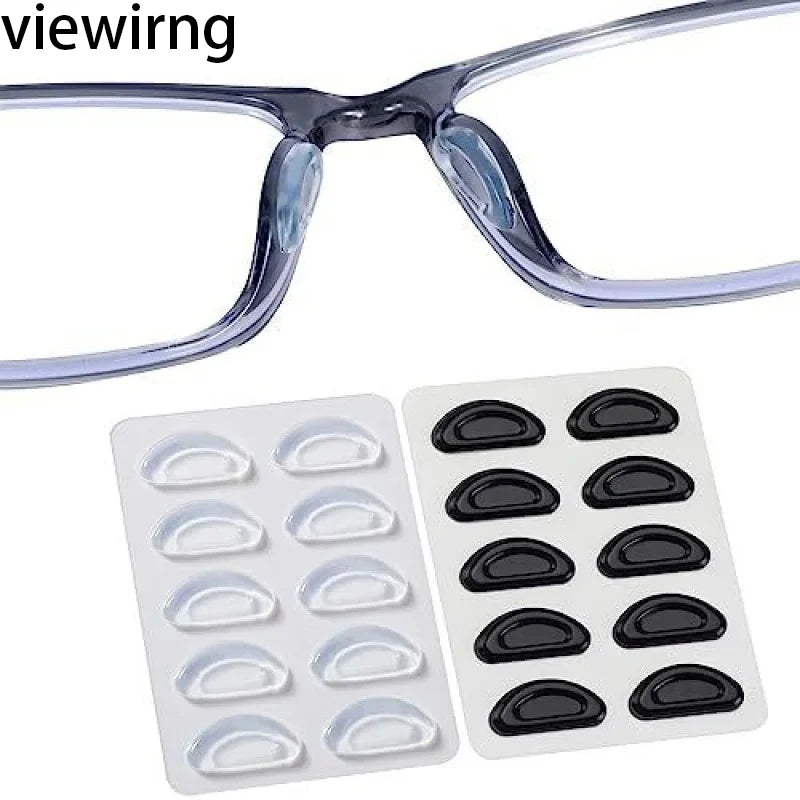 Viewring Non-slip Silicone Nose Pad For Glasses Eyeglasses And Sunglasses Soft Anti Slip Nose Pads Reading Glasses Accessories