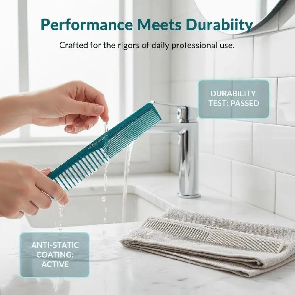 Professional Hair Cutting Comb Anti-static Flat Head Cutter Comb FineTooth Haircut Brush Salon Tools Barber Hair Accessories