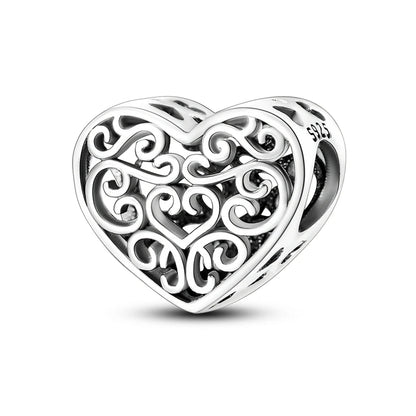Charm Hot Sales 925 Silver Original Charms Beads Fit Pendant Charm Bracelet Dangle for Women DIY Fine Jewelry Making