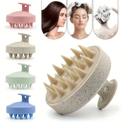 Head Cleansing and Massage Wet and Dry Scalp Massage Brush Soft Massage Cushioned Airbag Non-invasive Scalp Deep Conditioning