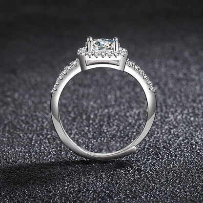 New 925 Sterling Silver Ring High Quality Perfect Gem Zircon For Women Wedding Fine Jewelry Accessories Party Gifts