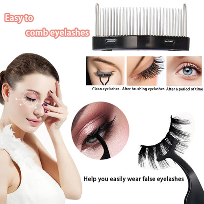 7/15pcs Eyelash Curler Set With Replacement Pads For Women Eyelashes Curling Tweezers Clips Lash Mascara Wands Brush Makeup Tool