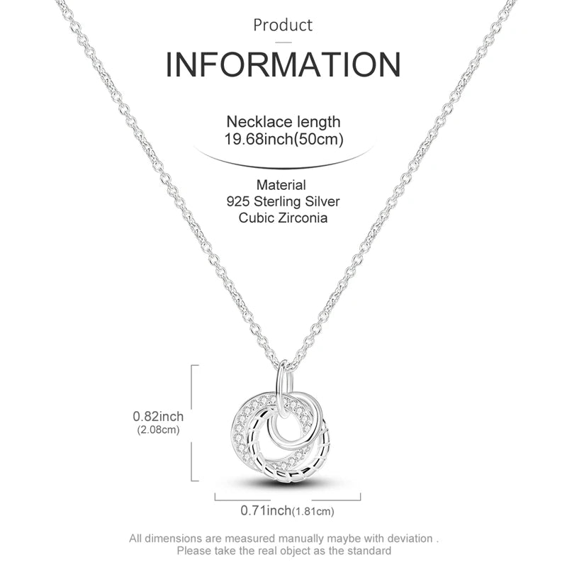 Original 925 Sterling Silver Necklace For Women Pearl Cross Butterfly Turtle Heart Shape Women Necklace Jewelry Gift