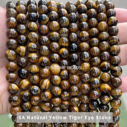 Natural Stone Golden Obsidian Bead Irisation Round Loose Spacer 4 6 8 10 12mm For Jewelry Making Diy Bracelet Necklace Accessory
