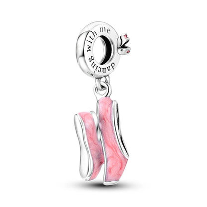925 Silver Rainbow Flower Dragonfly Charms Dangle Charm Animal Bead Fit Original Bracelet Jewelry DIY
