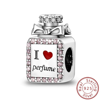 Hot Sale Charm Bead Pendant 925 Sterling Silver Firefly Love Heart Cats Dogs Sunflower Charm for Bracelet Women DIY Jewelry Gift
