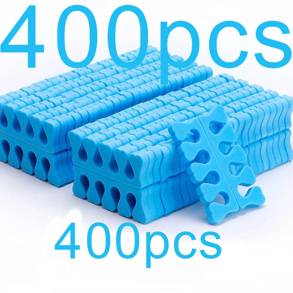 50 Pairs Soft Toe Separators Fingers Foots Nail Art Tools Flexible Heart Design Nail Art Practice Manicure Pedicure Foot Braces