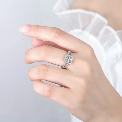 New 925 Sterling Silver Ring High Quality Perfect Gem Zircon For Women Wedding Fine Jewelry Accessories Party Gifts