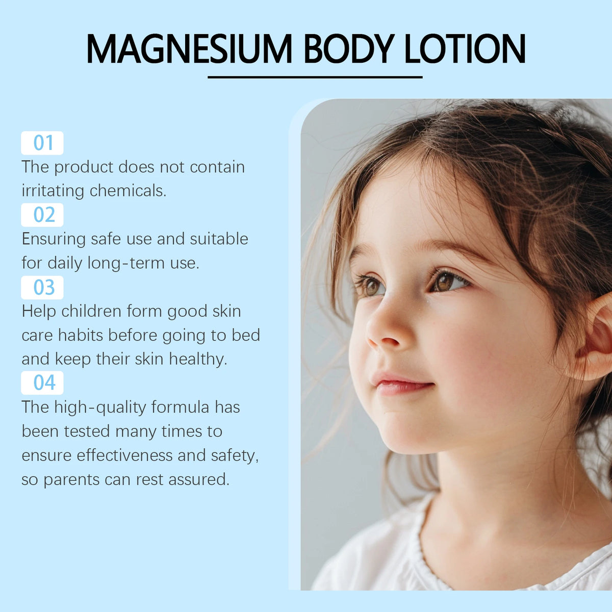 Magnesium Balm for Kids Lavender Relieve Anxiety Relax Both Body and Mind Better Sleep Moisturizing Lavender Magnesium Lotion