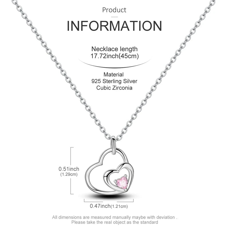 Original 925 Sterling Silver Necklace For Women Pearl Cross Butterfly Turtle Heart Shape Women Necklace Jewelry Gift