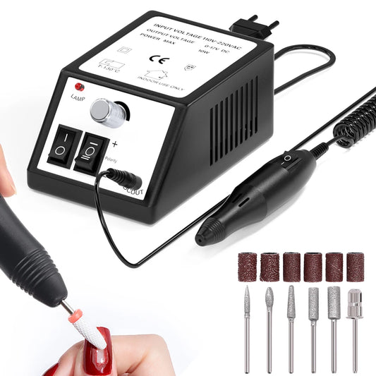 Nail Drill Machine 20000RPM Professional Electric Nail Drill Machine for Nail Tech Supplies Acrylic Electric Nail Drill