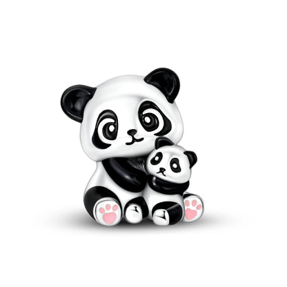 Original Charms 925 Silver Cute Animals Cat Bear Bead For Silver Bracelet Diy Fahsion Jewelry