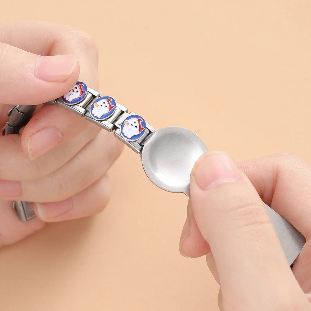 1pcs Italian Charm Bracelet Detaching Tool Opening for Link Chain Stainless Steel Jewelry Handmade Making DIY Tools Equipment